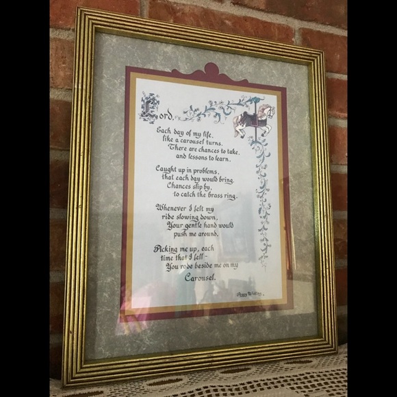 💙 Rare Vintage Carousel Picture - Picture 3 of 7